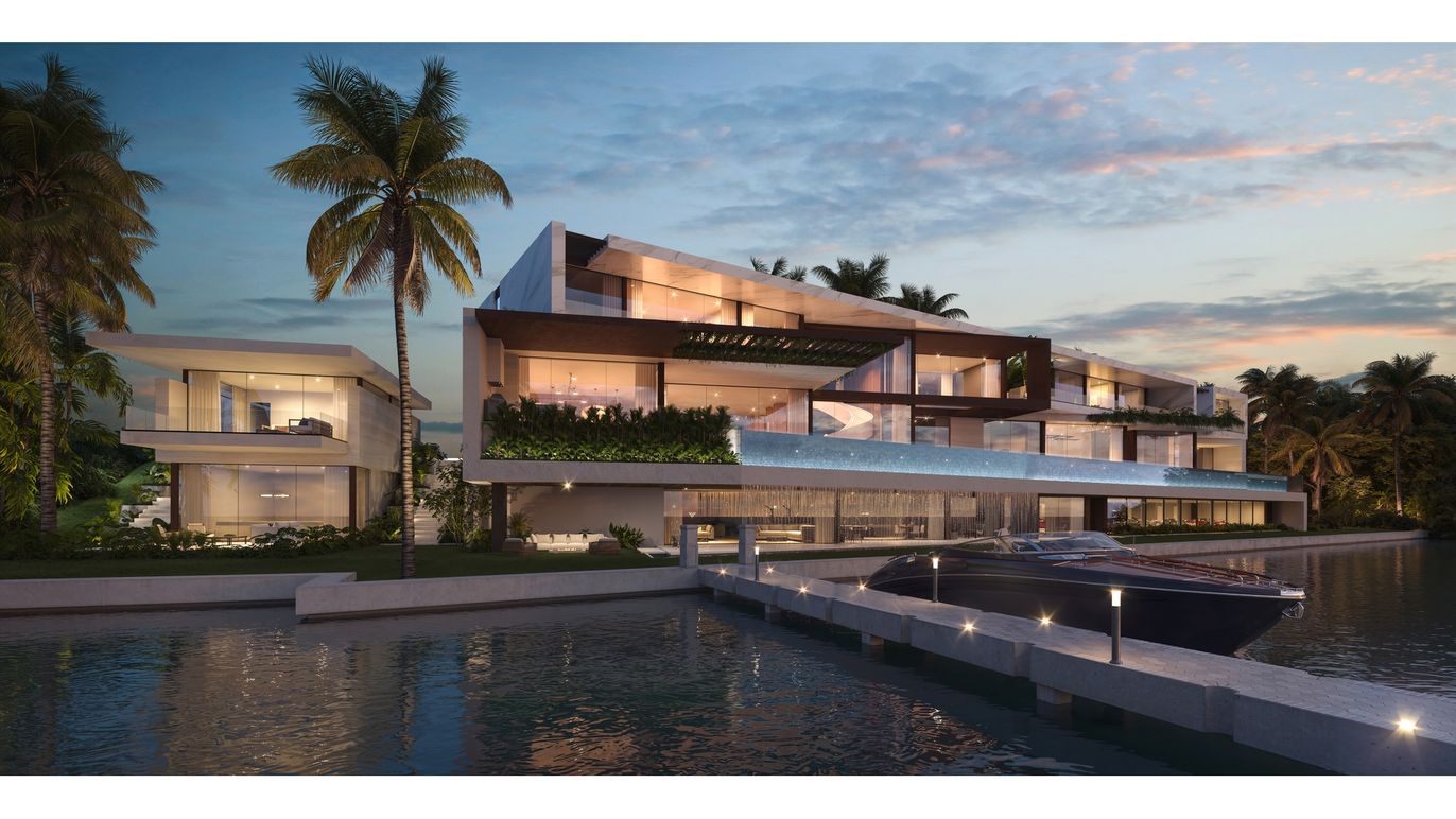 Exterior, Facade, Pool, Modern