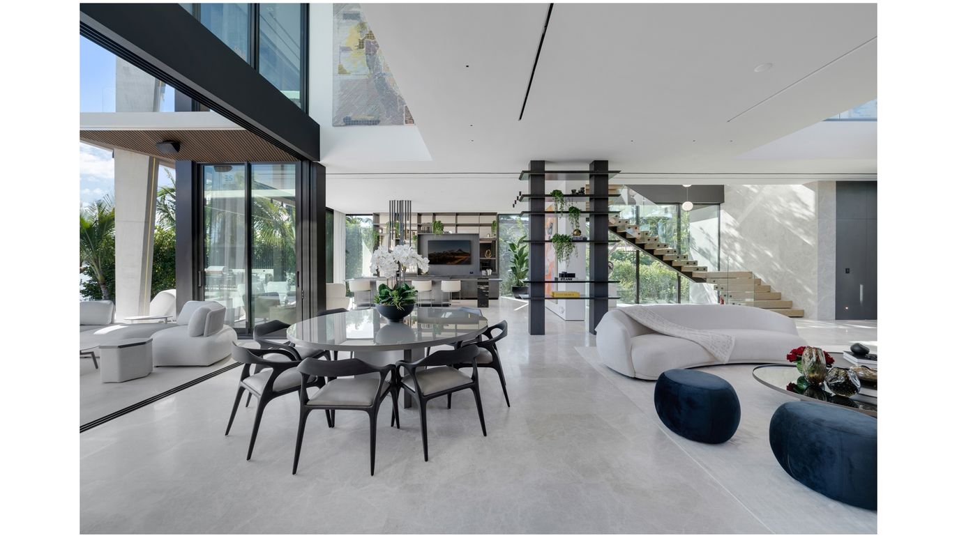 Dining room, Interior, Living room, Recessed Lighting