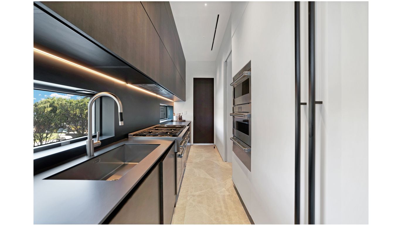 Interior, Kitchen, Recessed Lighting, Stainless Steel Appliances