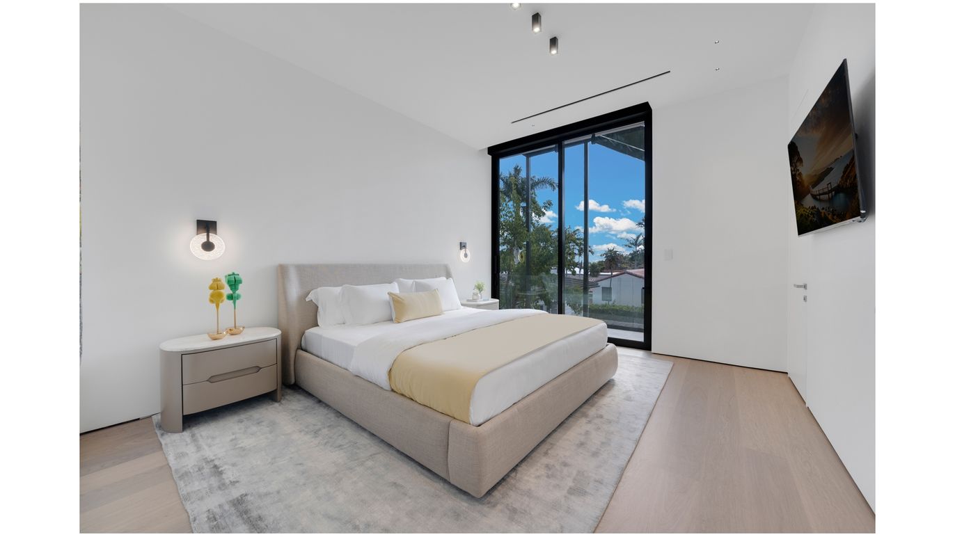 Bedroom, Interior, Wood Texture Flooring