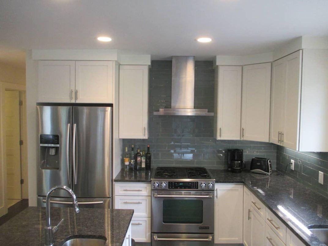 Interior, Kitchen, Recessed Lighting, Stainless Steel Appliances
