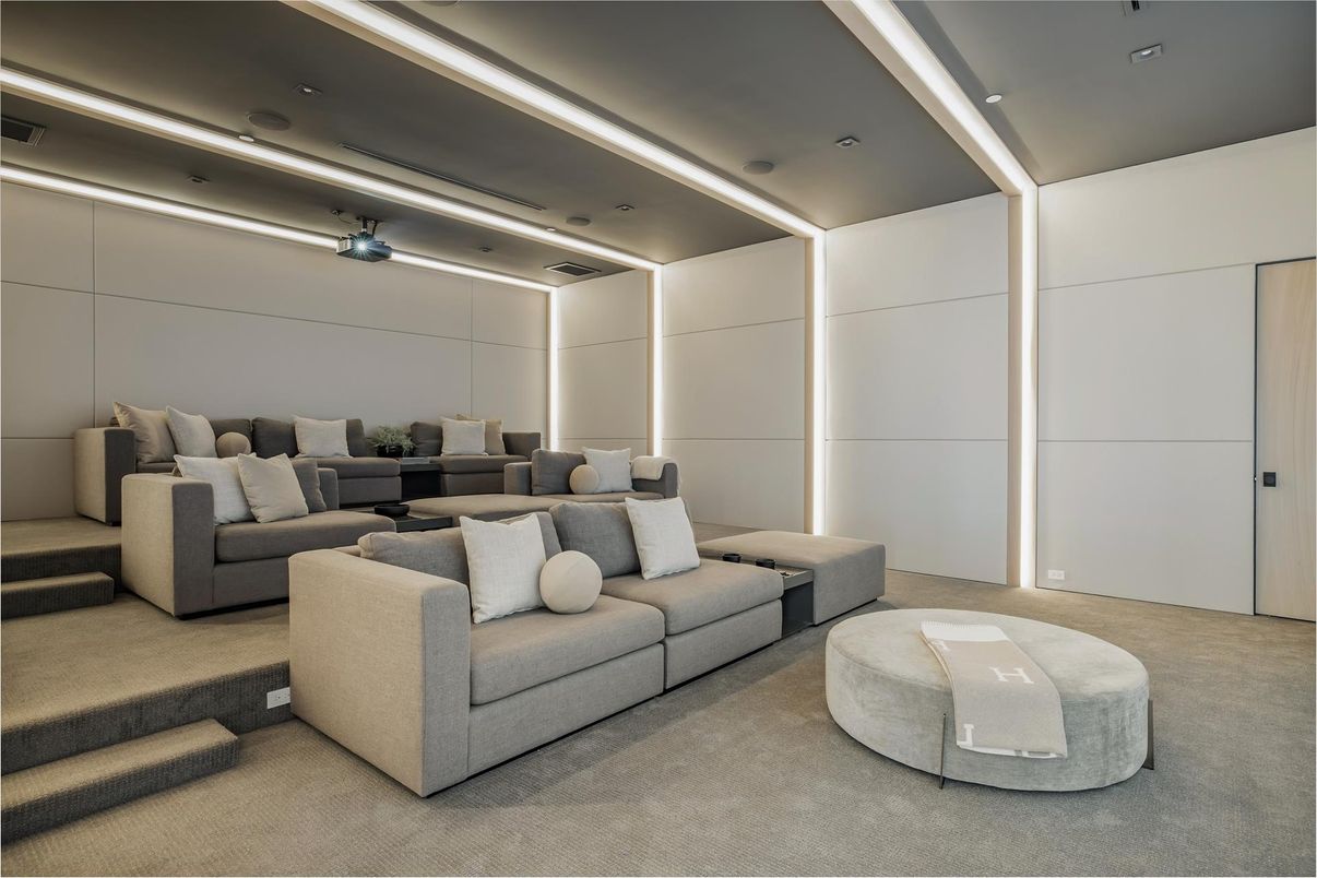 Interior, Recessed Lighting, Theatre Room