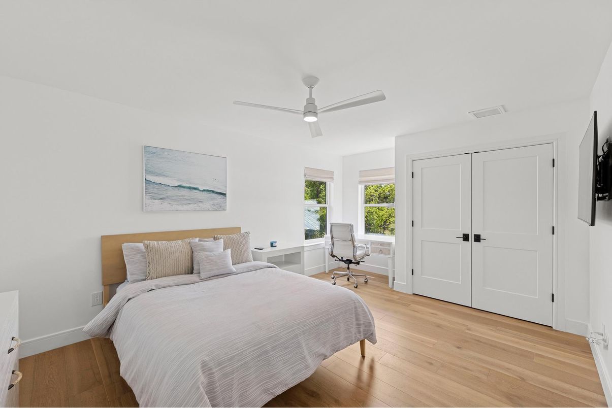 Bedroom, Home Office, Interior, Wood Texture Flooring