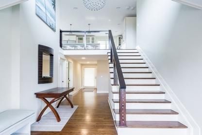 Interior, Pendant Lights, Recessed Lighting, Wood Texture Flooring