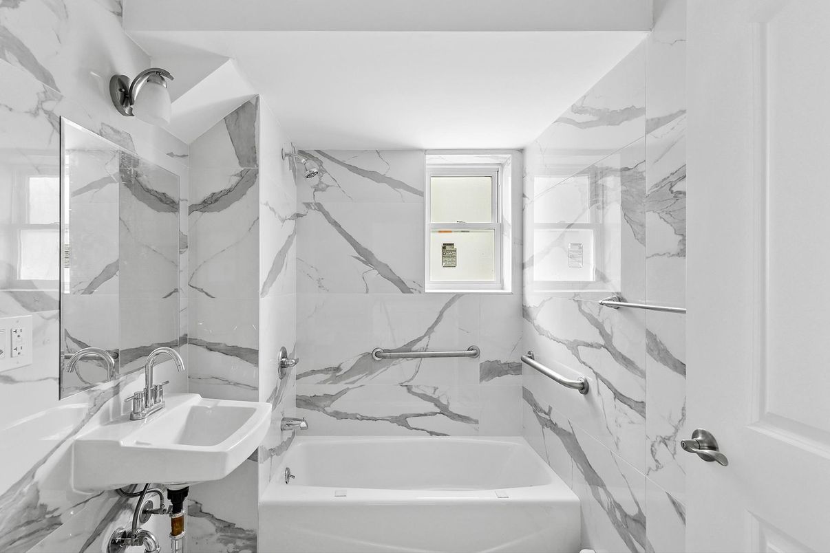 Bathroom, Interior, Marble Walls