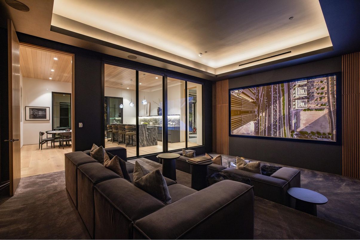 Dining room, Interior, Living room, Recessed Lighting