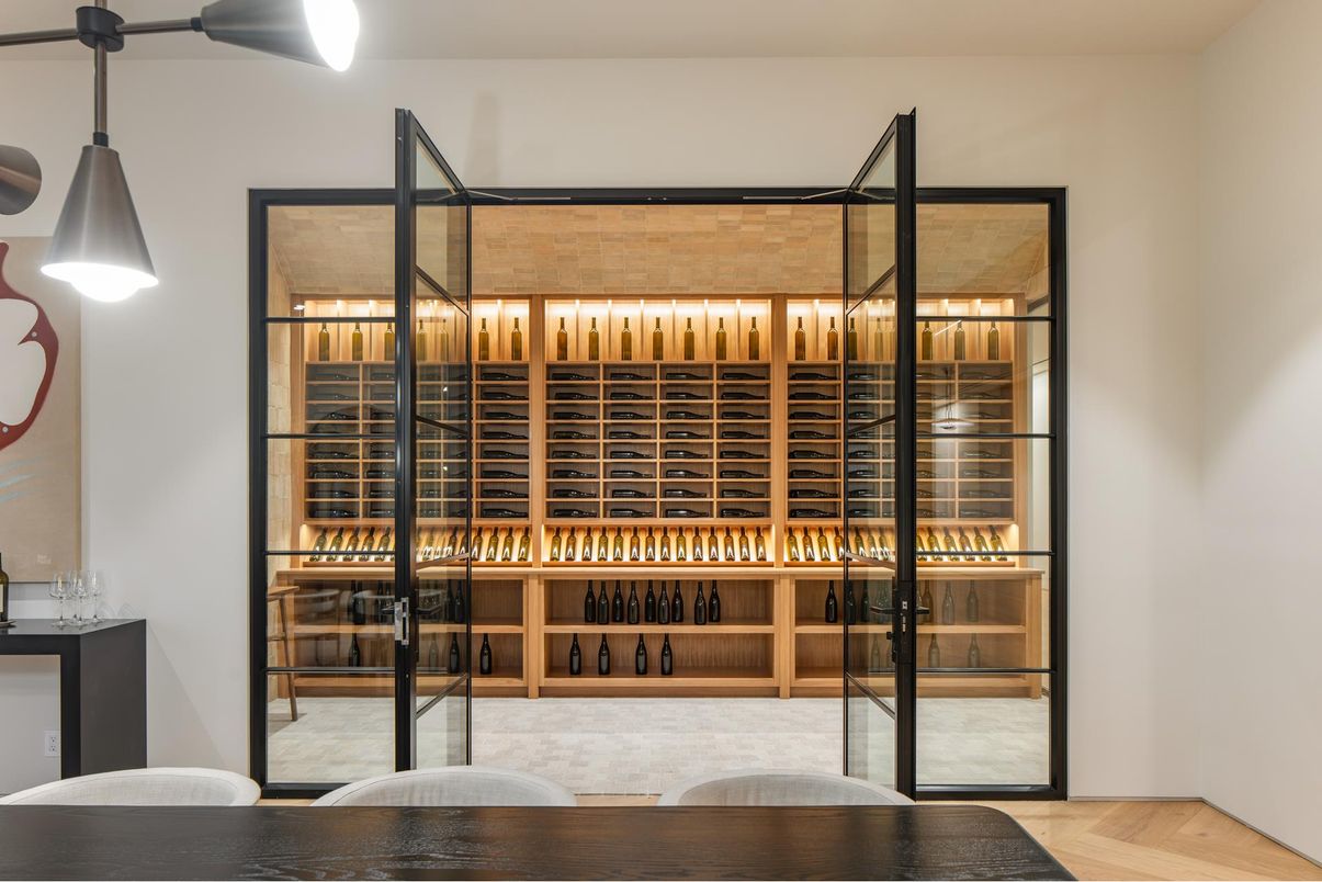 Interior, Wine Storage, Wood Texture Flooring