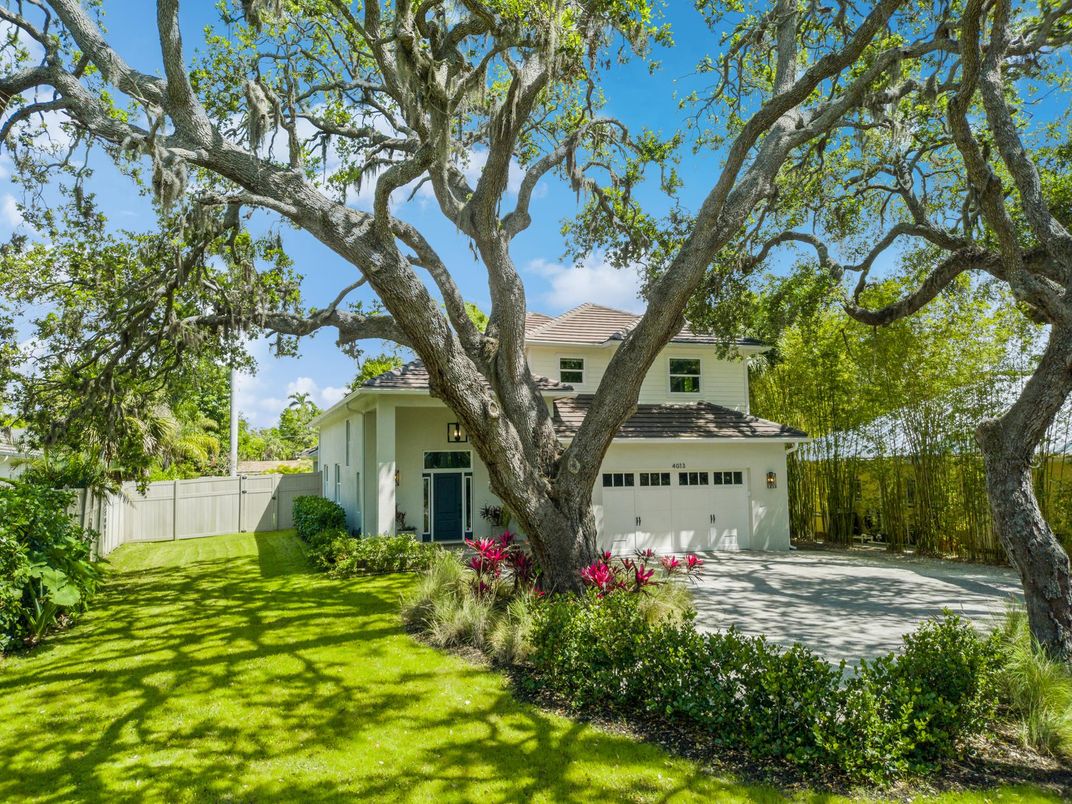 Attached, Backyard, Exterior, Facade, Farmhouse