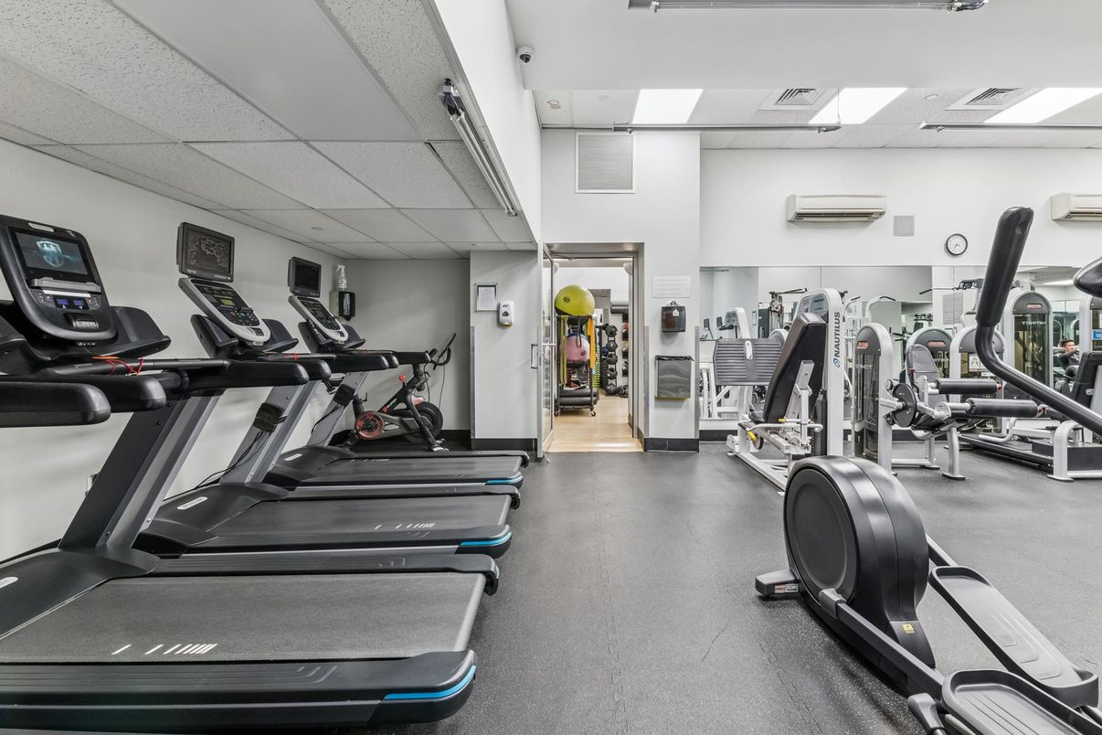 Fitness Equipment, Gym, Interior