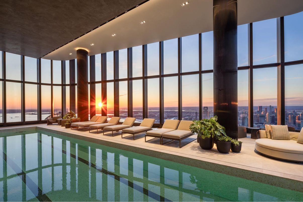 Interior, Pool, Recessed Lighting, Water