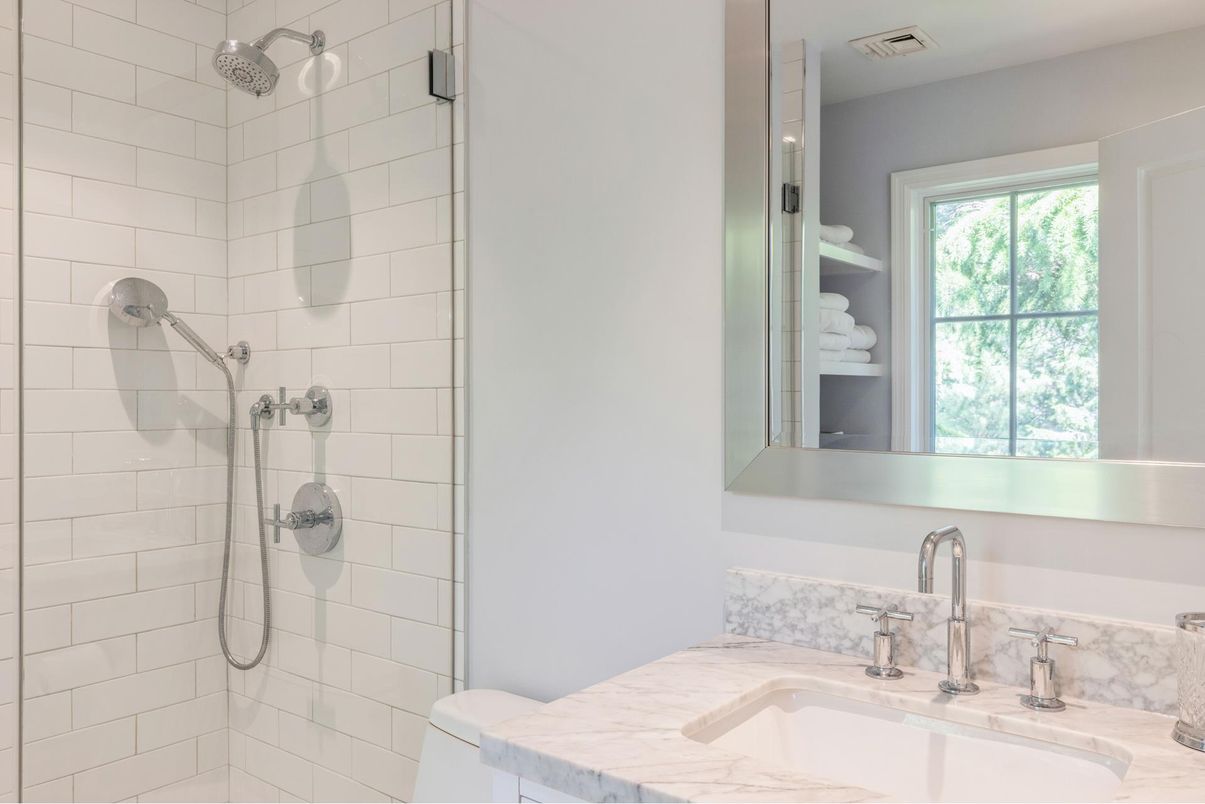 Bathroom, Glass Shower, Interior