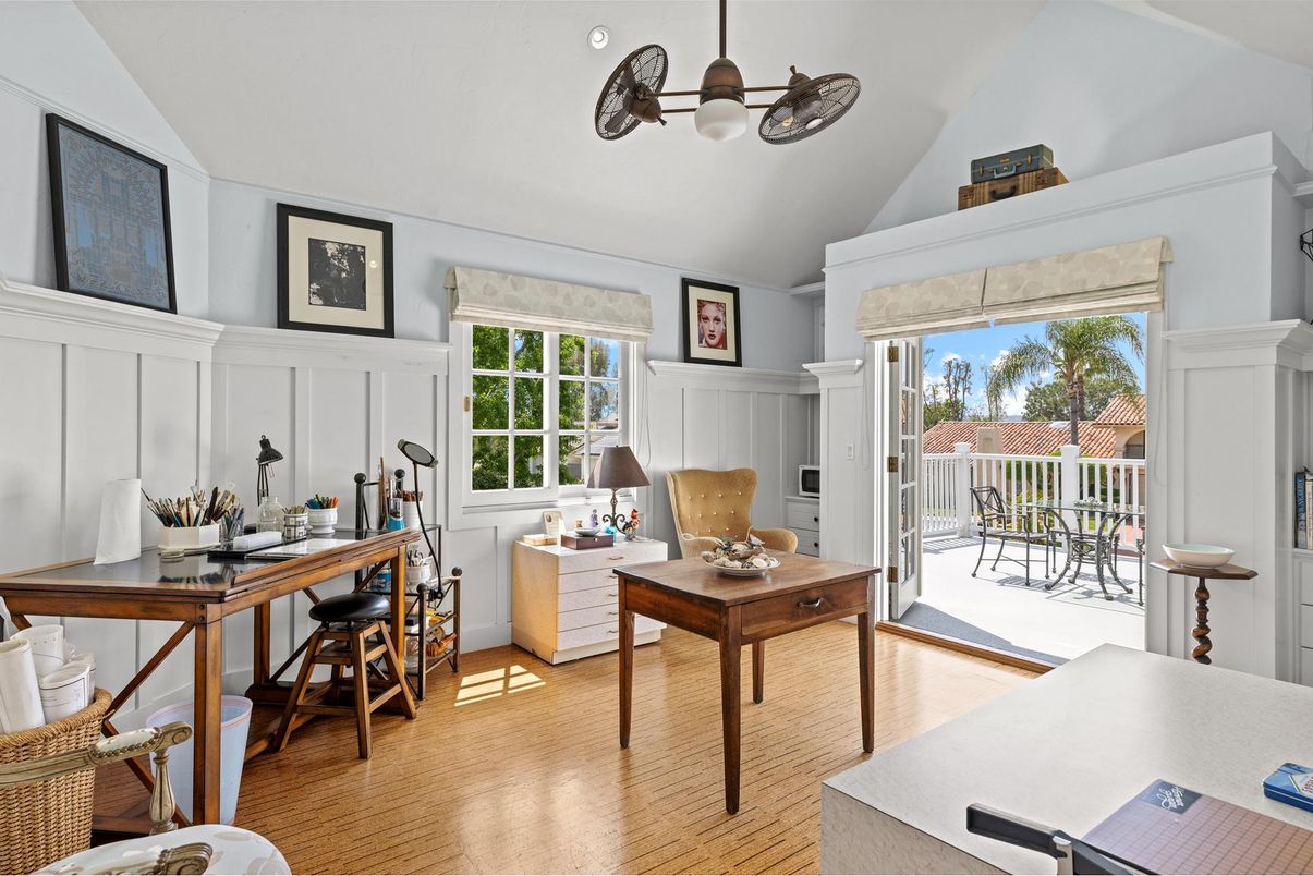 Home Office, Interior, Wood Texture Flooring