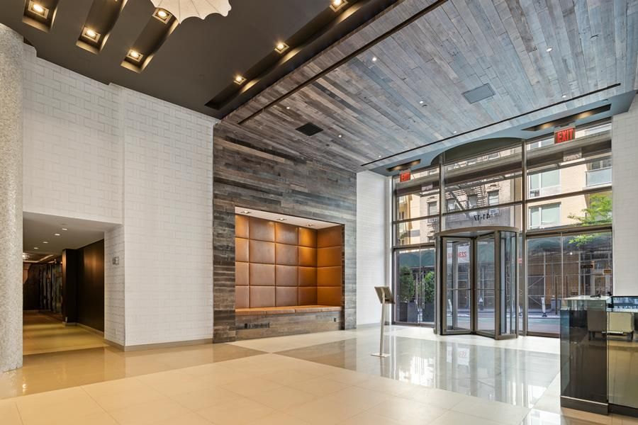 Elevator, Interior, Recessed Lighting, Wooden Walls