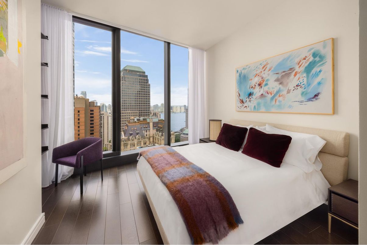 Bedroom, Interior, Water, Wood Texture Flooring