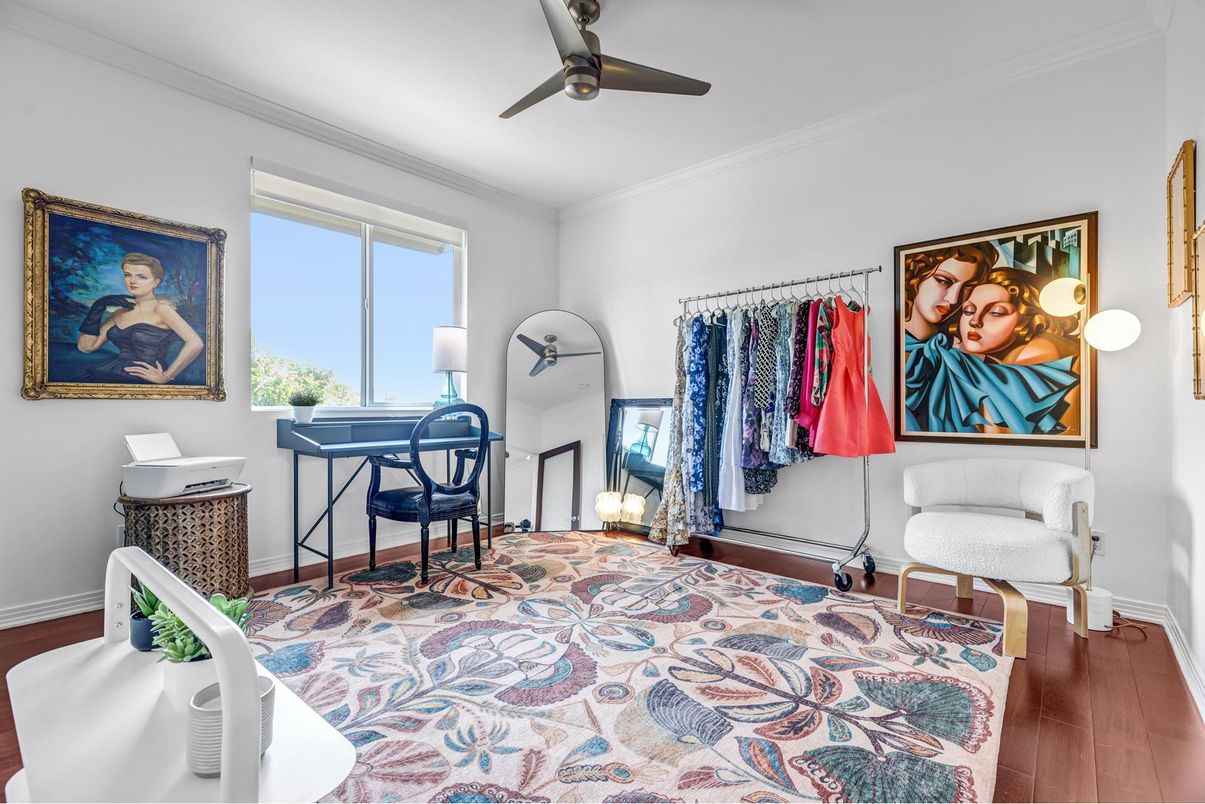 Home Office, Interior, Wood Texture Flooring