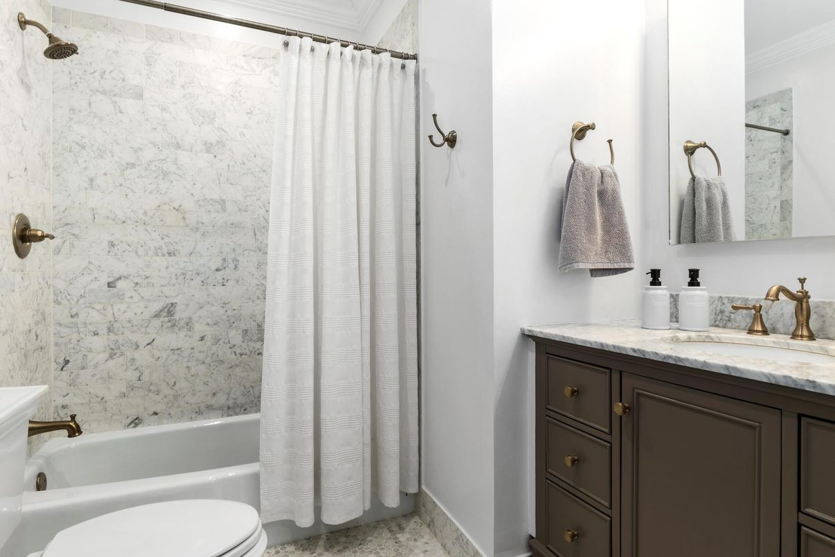 Bathroom, Interior, Marble Walls