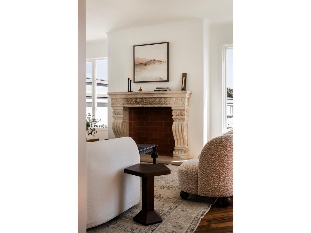 Fireplace, Interior, Wood Texture Flooring