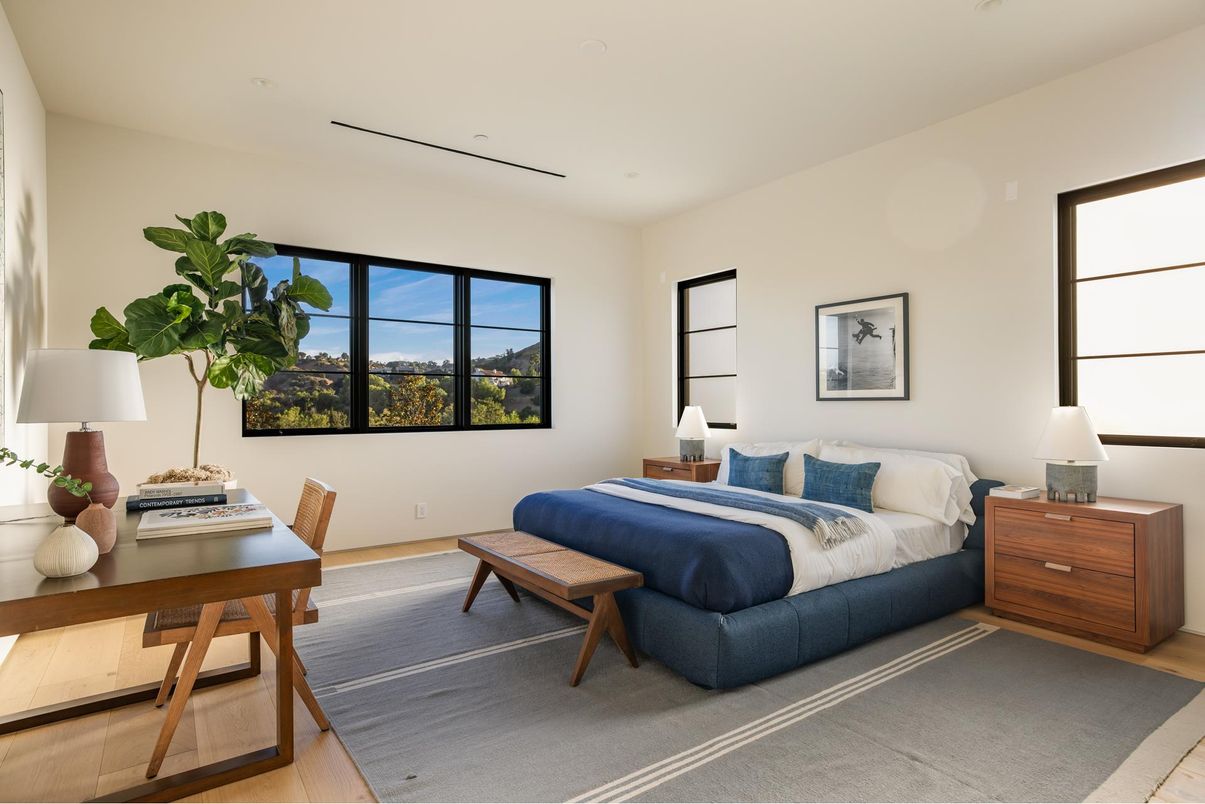 Bedroom, Home Office, Interior, Wood Texture Flooring