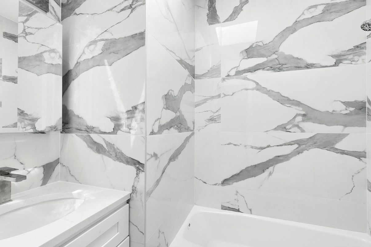 Bathroom, Interior, Marble Walls