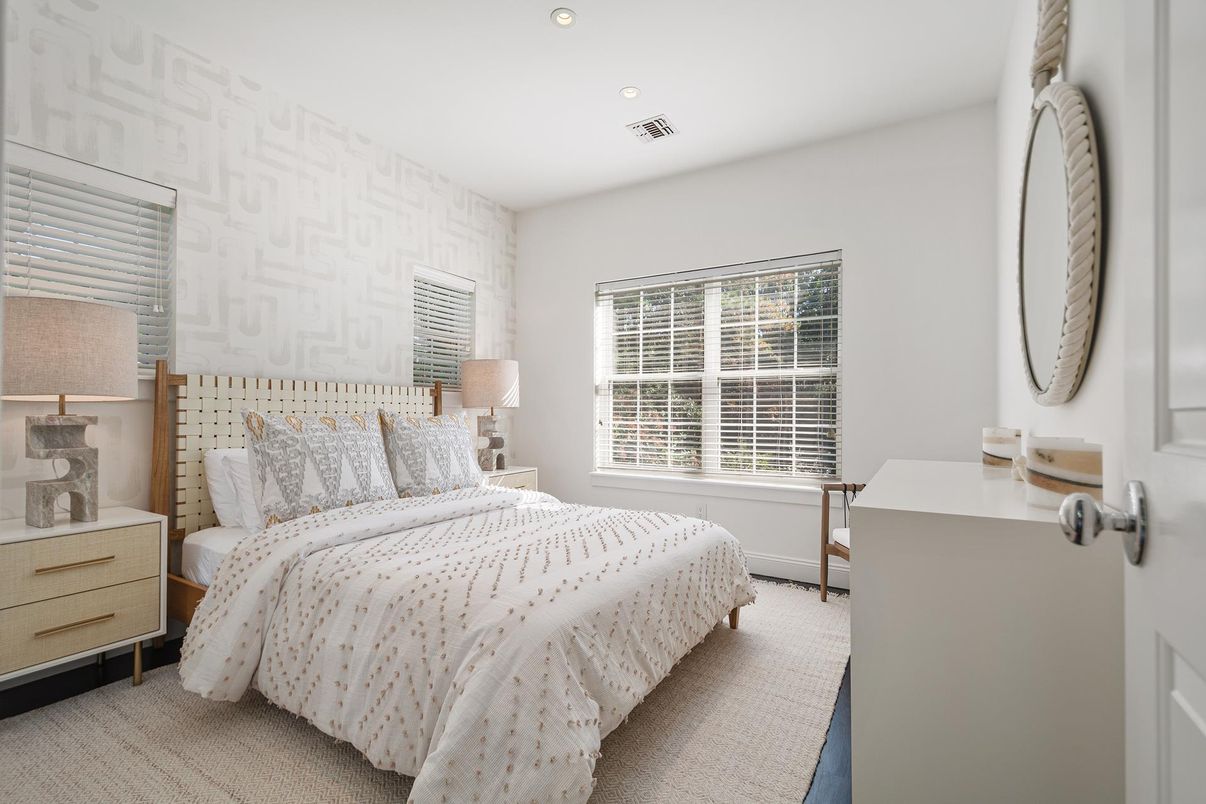 Bedroom, Interior, Recessed Lighting