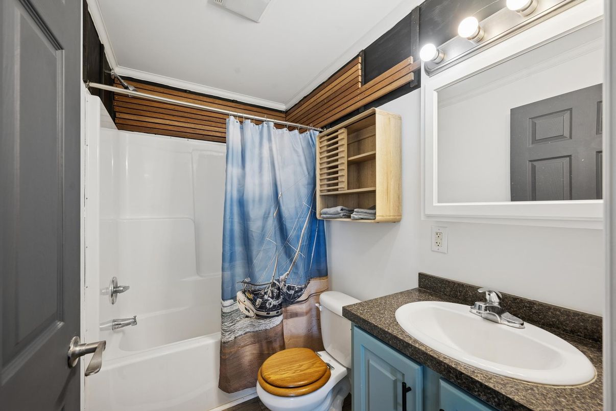 Bathroom, Interior, Wood Texture Flooring