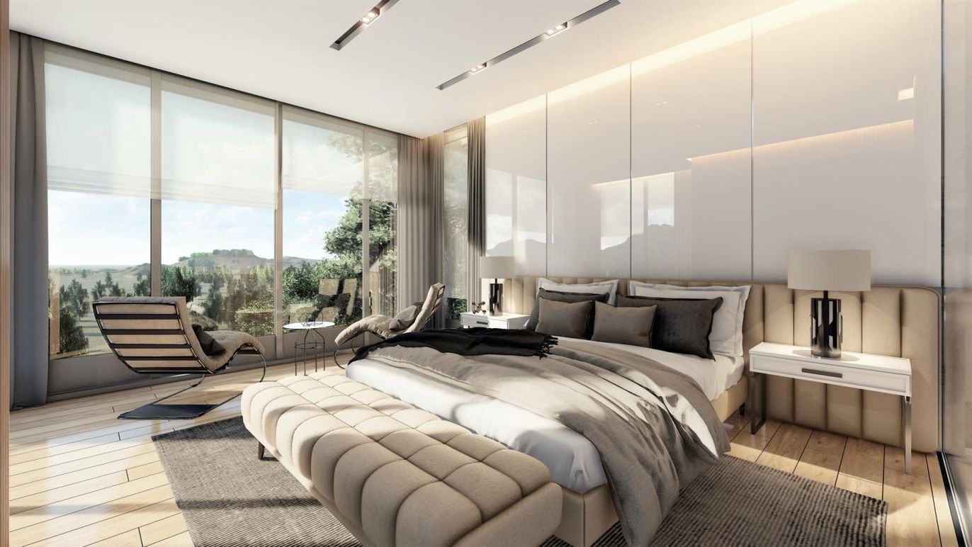 Bedroom, Interior, Wood Texture Flooring