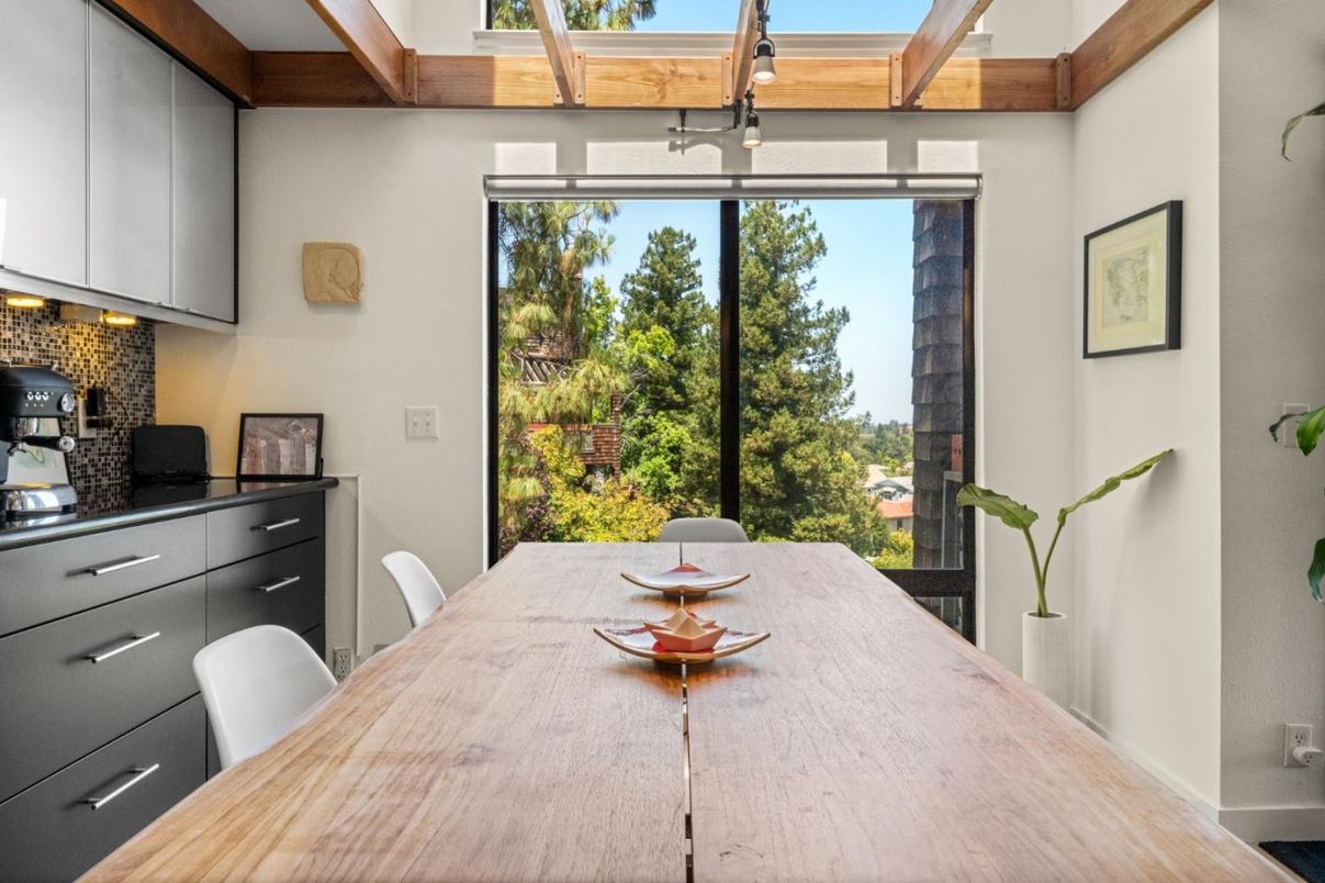 Dining room, Interior, Wood Texture Flooring