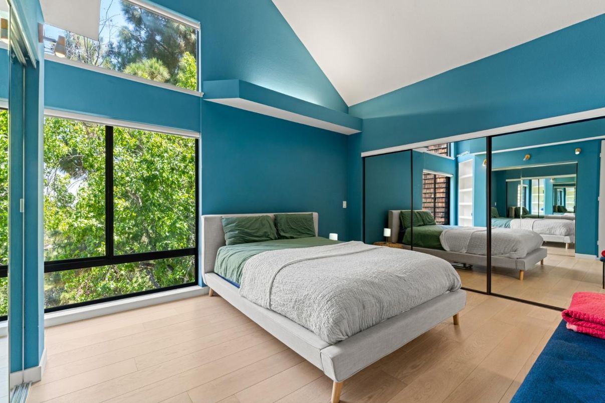 Bedroom, Interior, Wood Texture Flooring