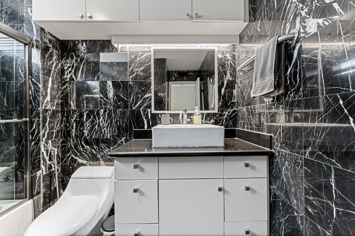 Bathroom, Interior, Marble Walls