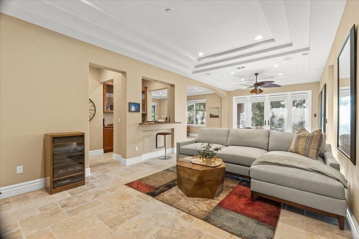 Interior, Living room, Recessed Lighting