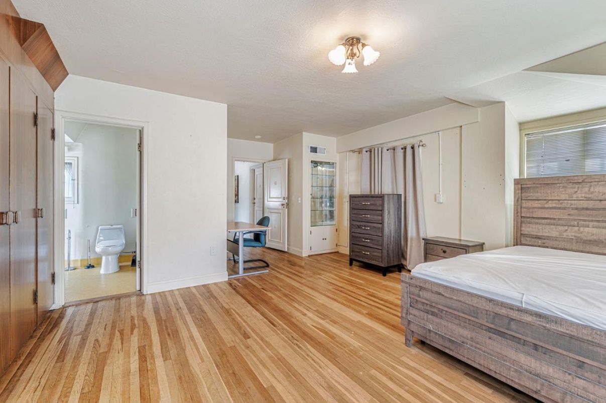 Bedroom, Interior, Wood Texture Flooring