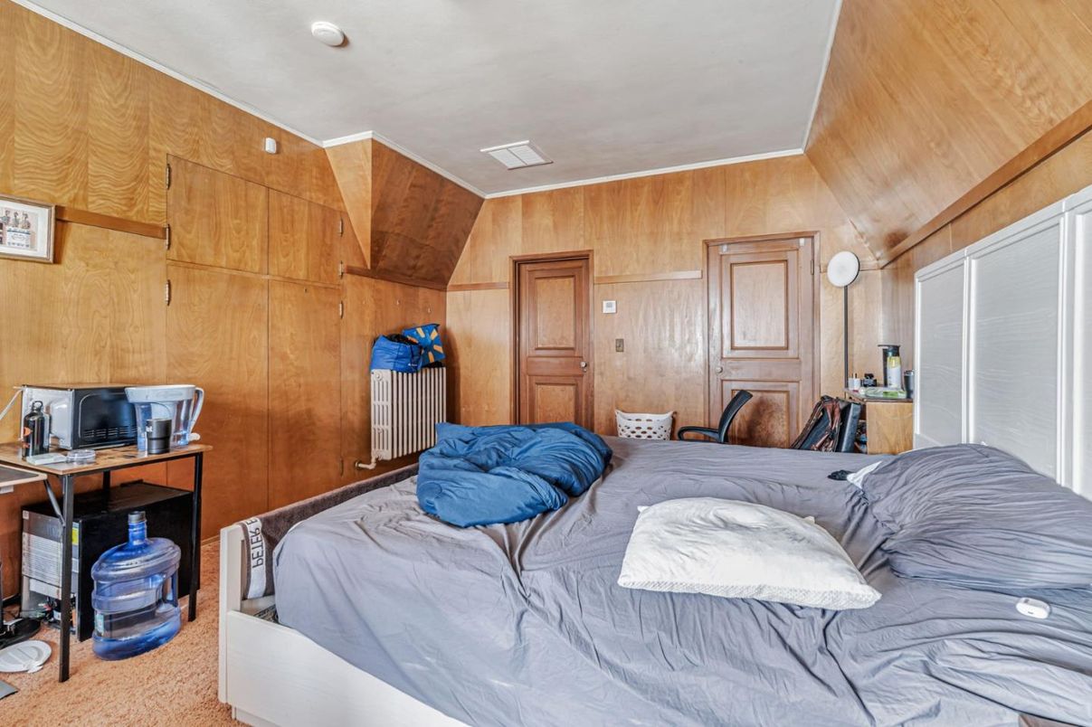 Bedroom, Interior, Wooden Walls