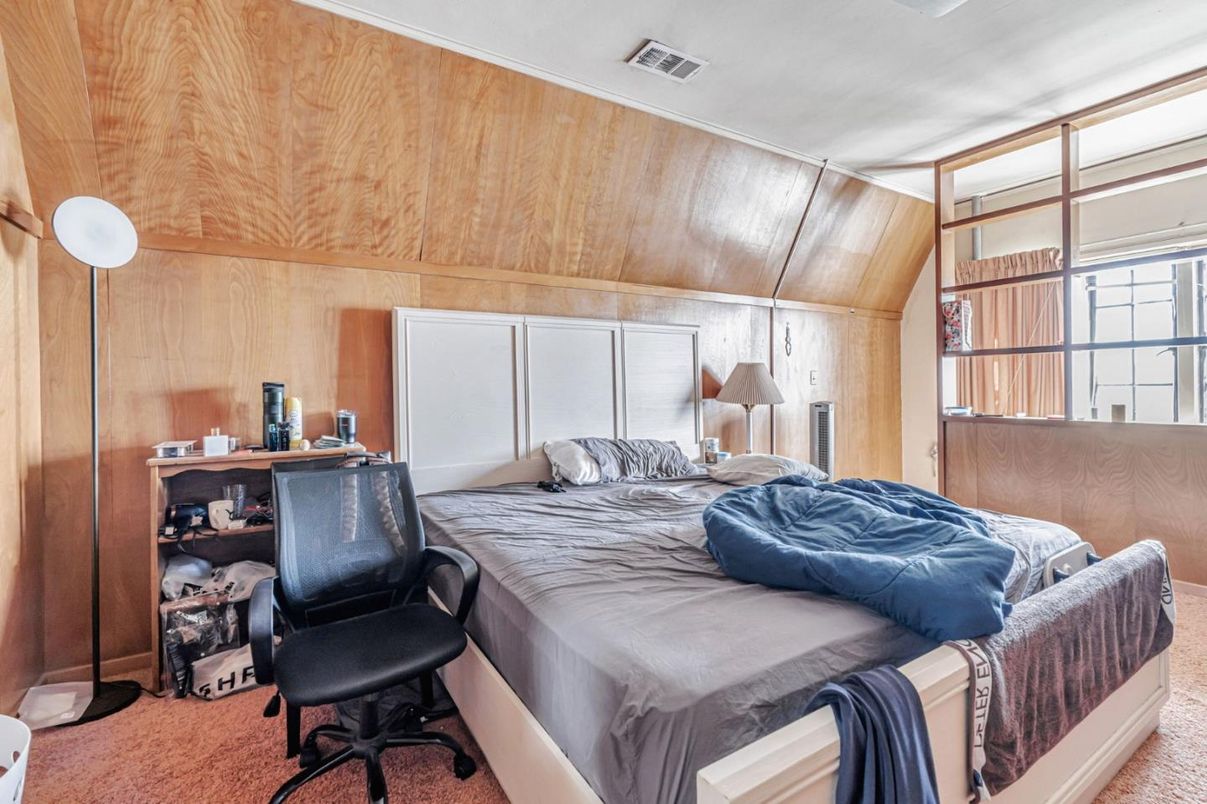 Bedroom, Interior, Wooden Ceilings, Wooden Walls