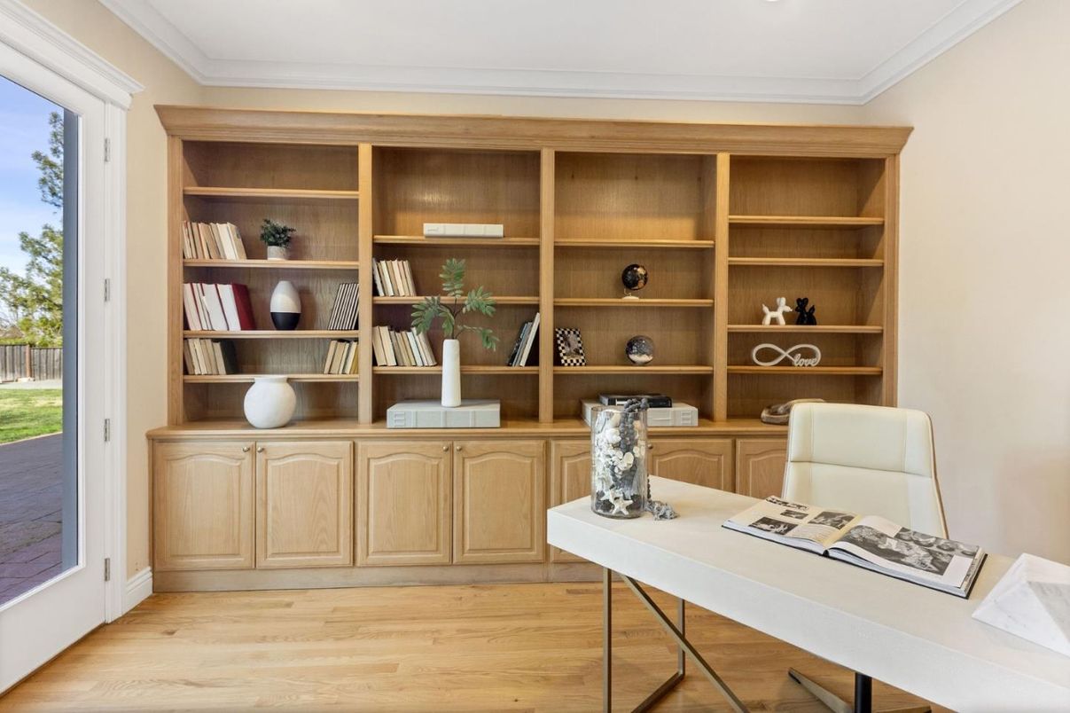 Home Office, Interior, Wood Texture Flooring