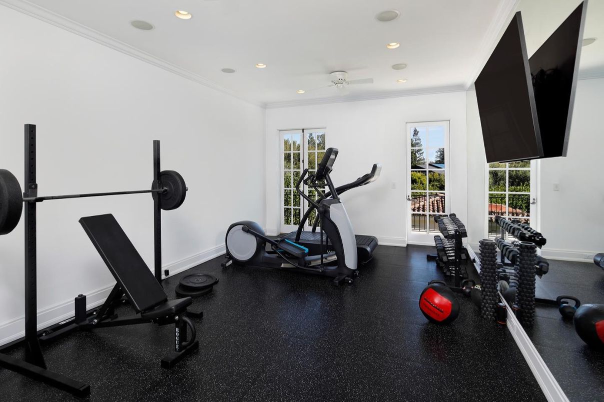Fitness Equipment, Interior, Recessed Lighting