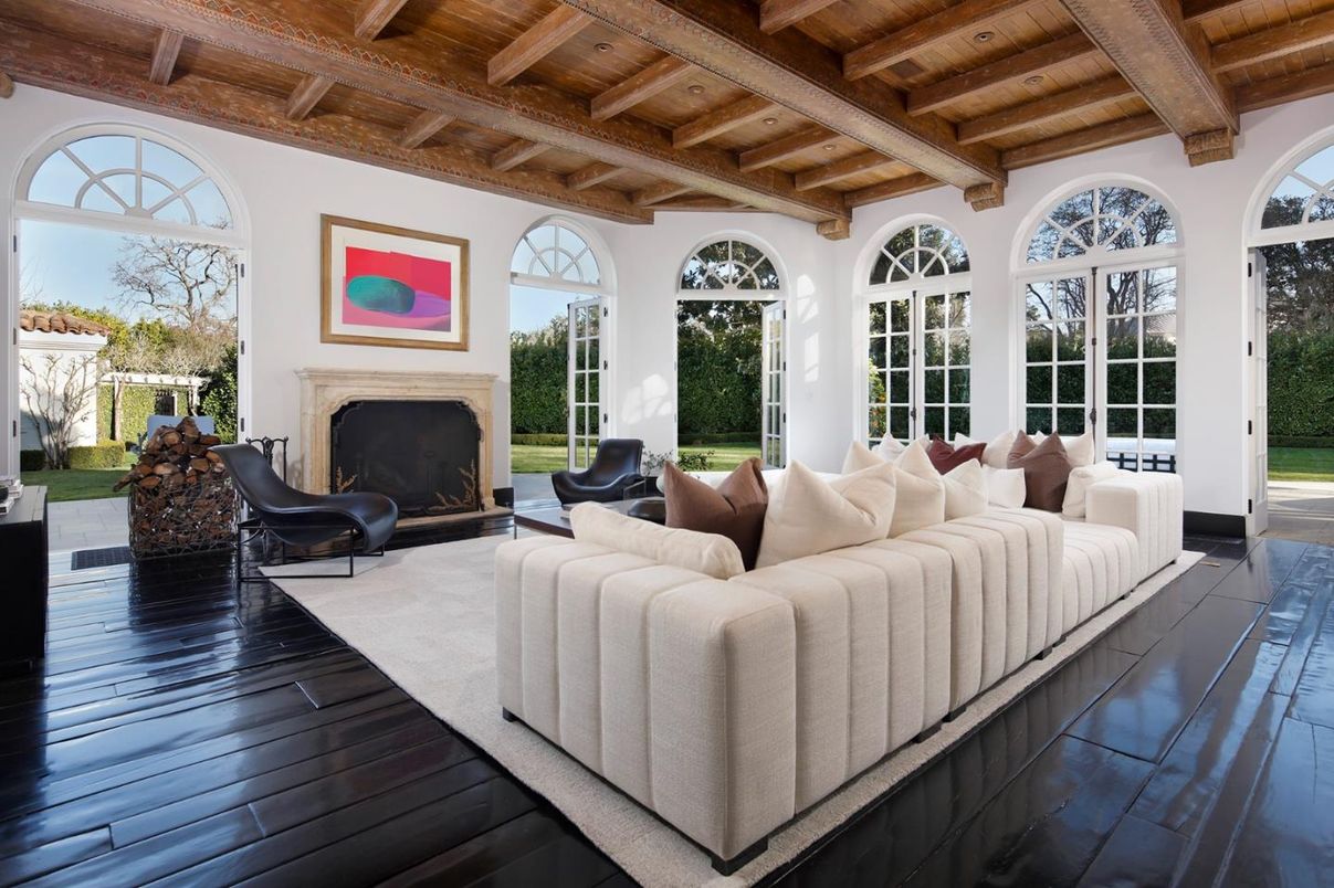 Fireplace, Interior, Living room, Wooden Beams, Wooden Ceilings, Wood Texture Flooring