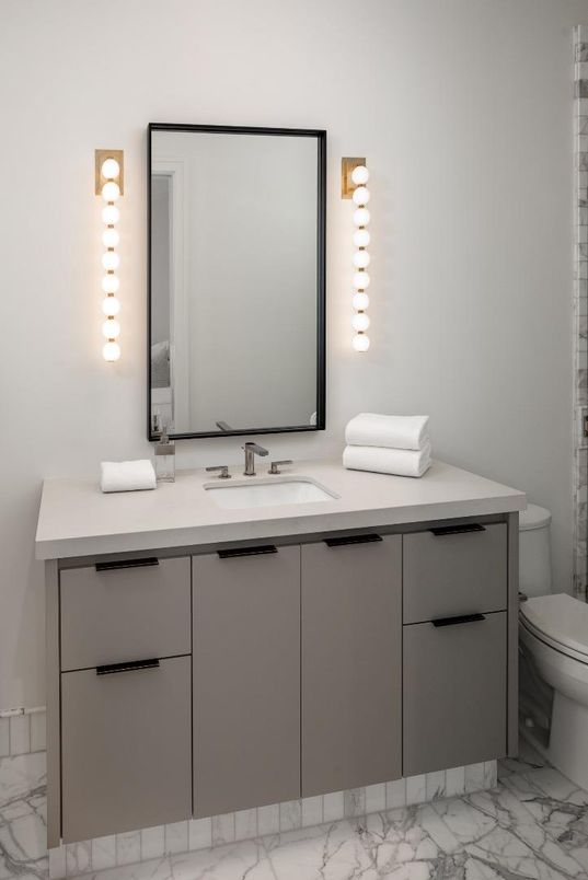 Bathroom, Dual Sink Vanities, Interior, Marble