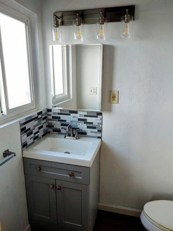 Bathroom, Interior, Wood Texture Flooring