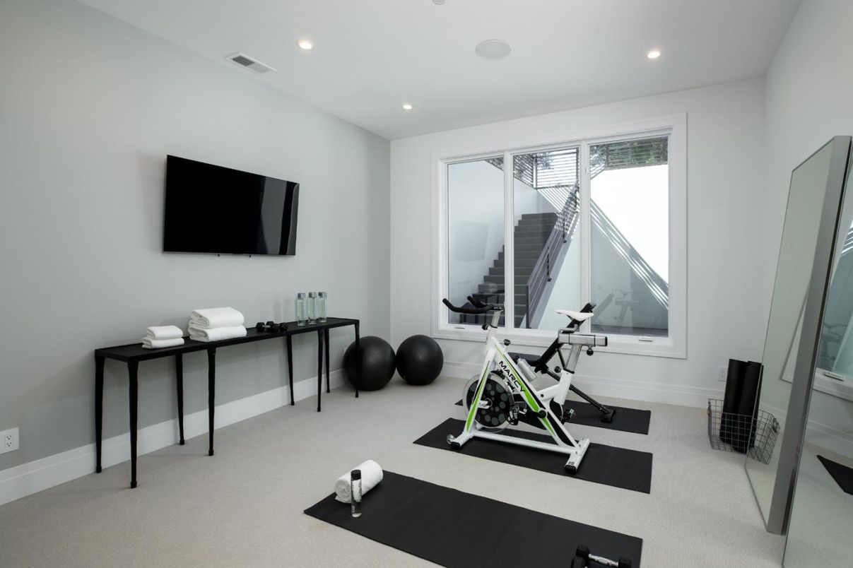 Fitness Equipment, Interior, Recessed Lighting