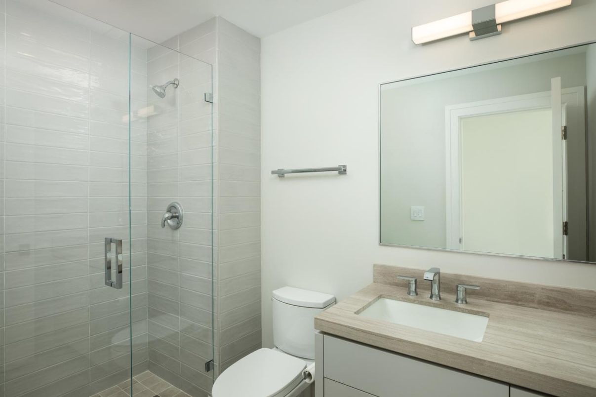 Bathroom, Glass Shower, Interior