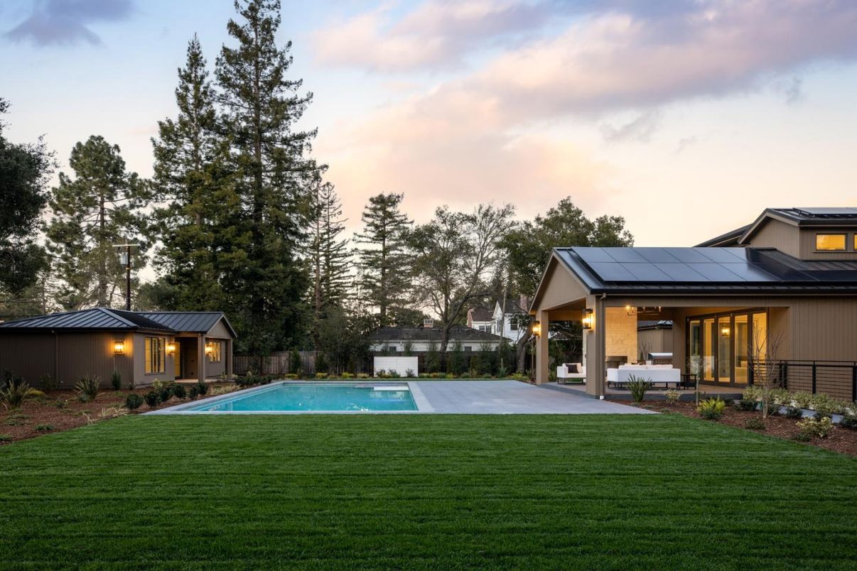 Backyard, Exterior, Pool, Solar Panels