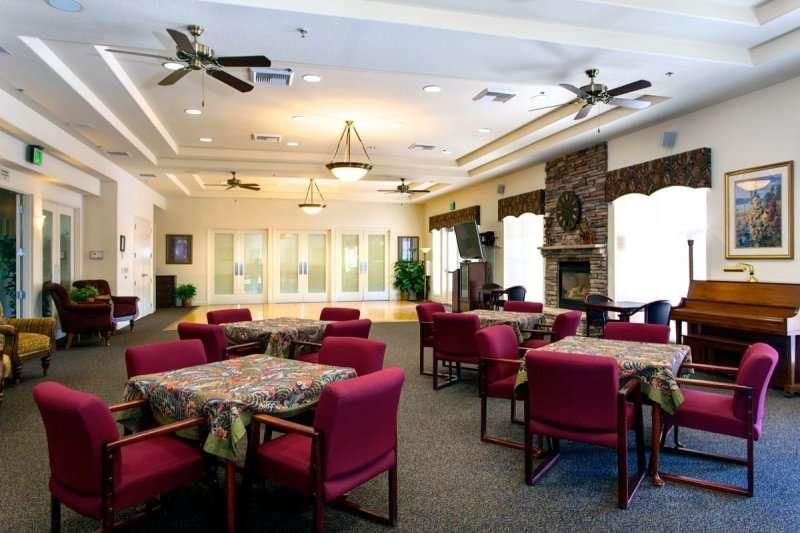 Dining room, Fireplace, Interior, Living room, Pendant Lights, Piano, Recessed Lighting, Stone Walls