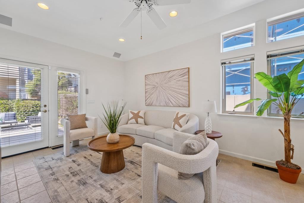 Interior, Living room, Recessed Lighting