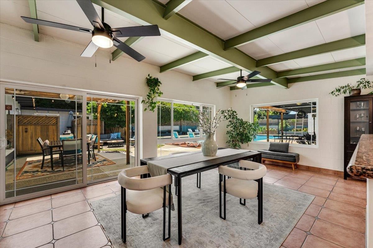 Dining room, Interior, Sun Room