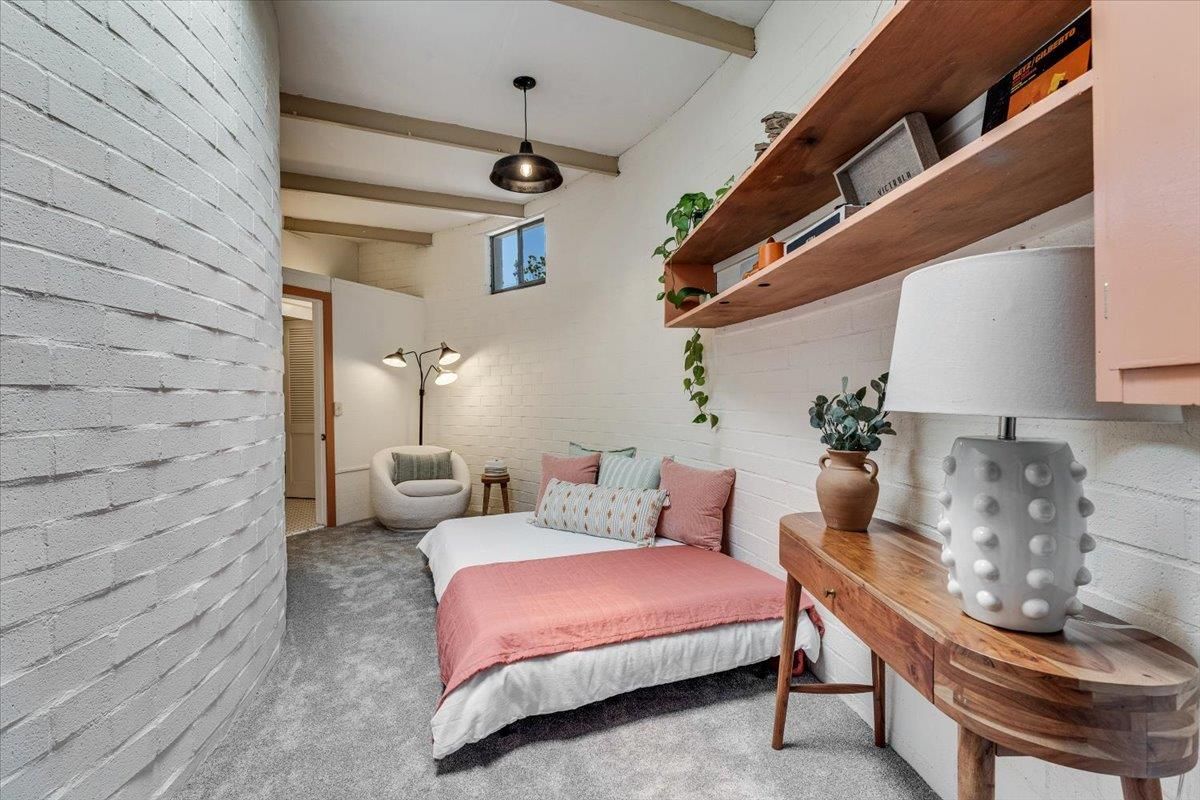 Bedroom, Interior, Stone Walls