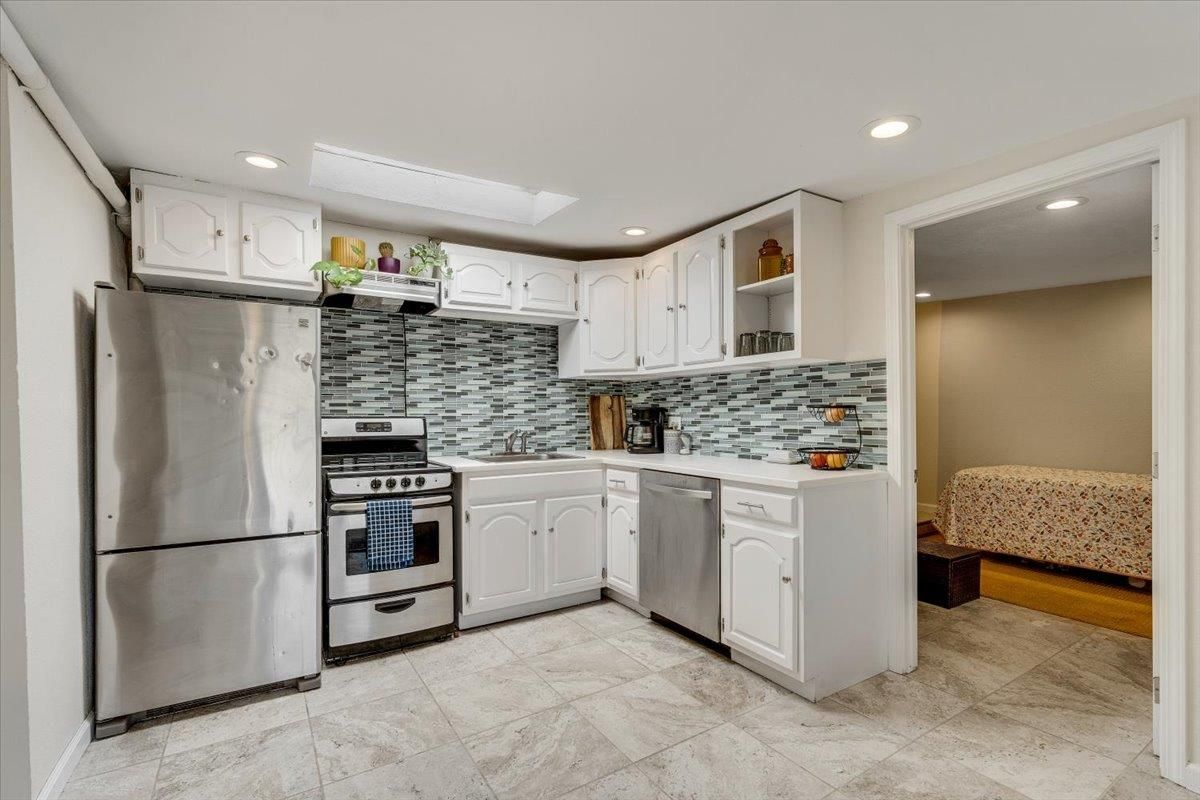 Interior, Kitchen, Recessed Lighting, Stainless Steel Appliances