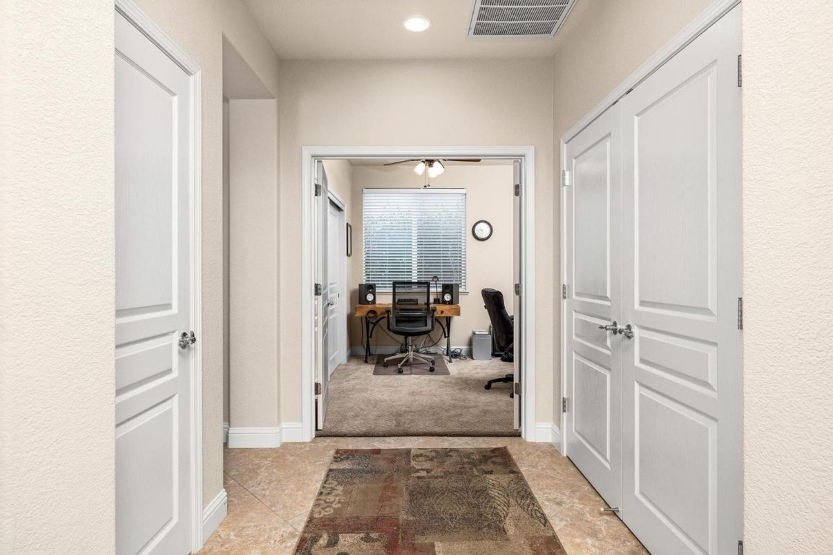 Home Office, Interior, Recessed Lighting
