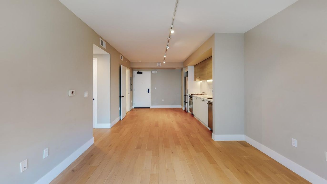Interior, Kitchen, Pendant Lights, Wood Texture Flooring