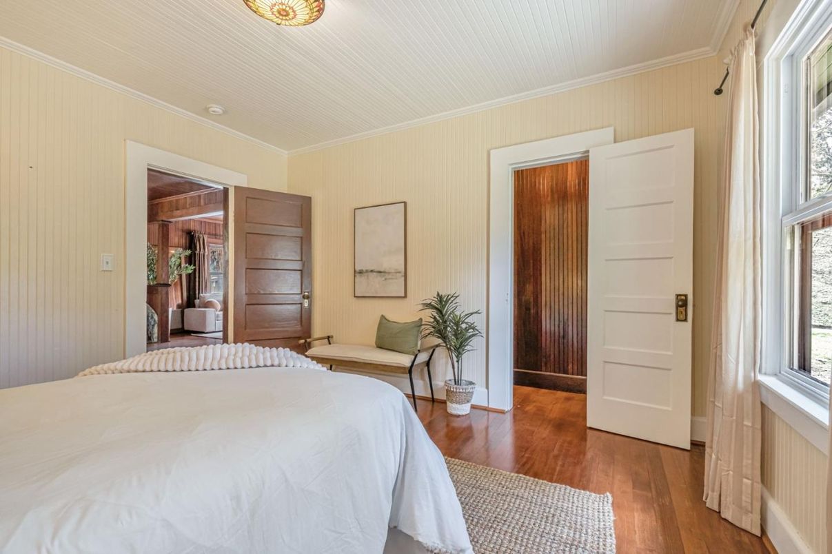 Bedroom, Interior, Wood Texture Flooring