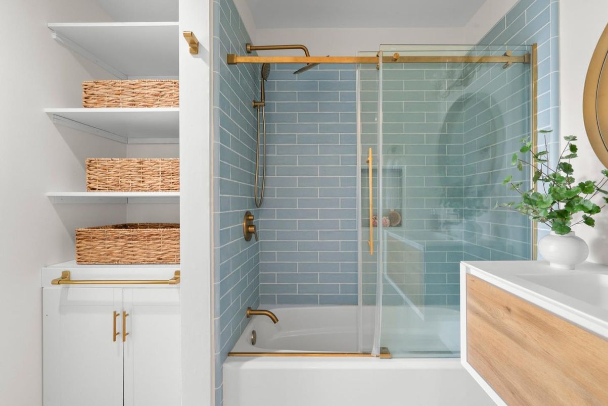 Bathroom, Glass Shower, Interior